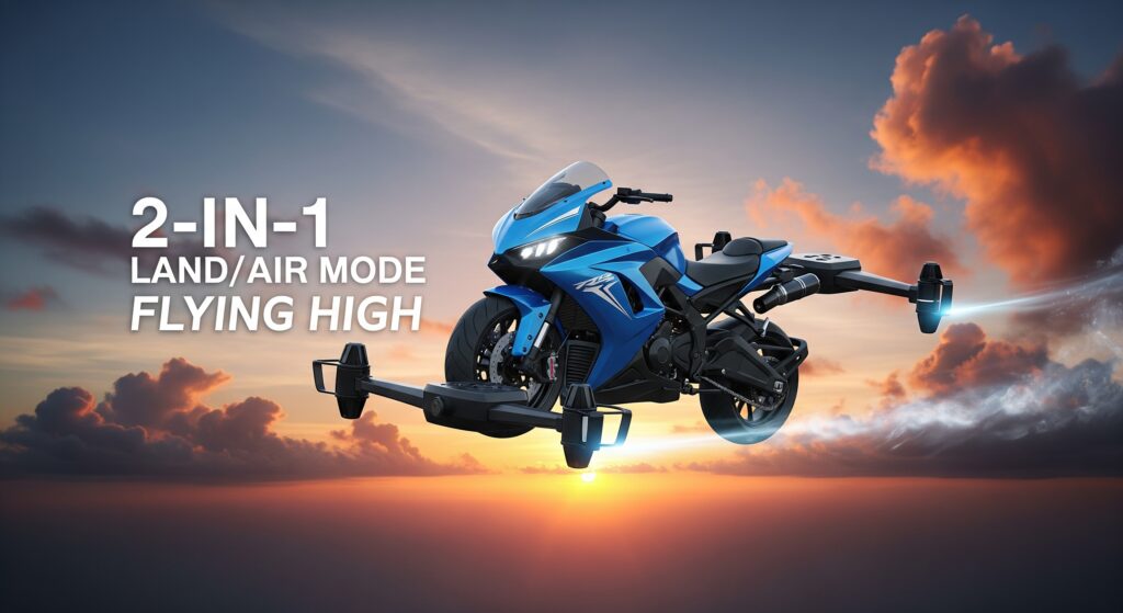 2-In-1 LandAir Mode Flying High