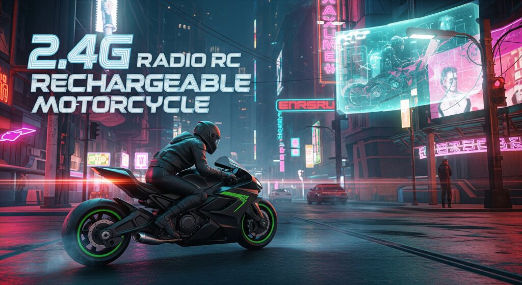 2.4G Radio RC Rechargeable Motorcycle