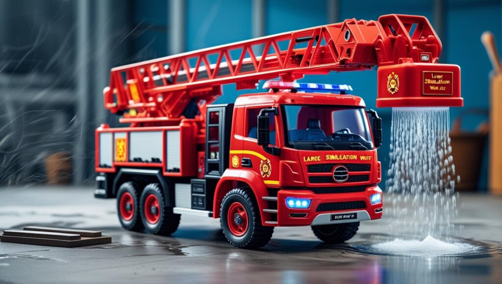 Large Simulation Water Jet Fire